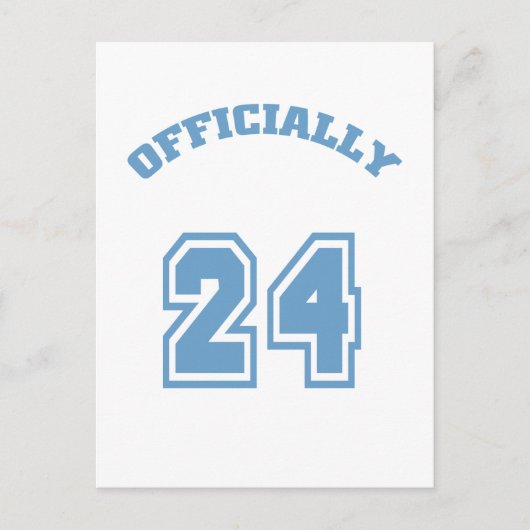 Officieel 24 briefkaart (Voorkant)