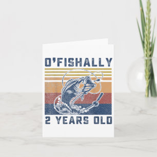 Officieel 2 jaar oud Shirt 2e verjaardag Vist ons Kaart
