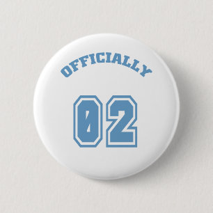 Officieel 2 ronde button 5,7 cm