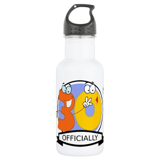 Officieel 30 zondagse banner waterfles (Voorkant)