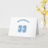 Officieel 33 kaart (Gele Bloem)