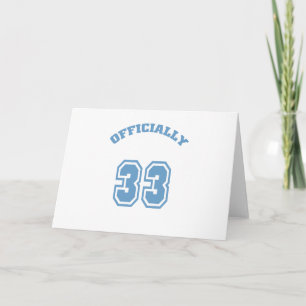 Officieel 33 kaart