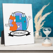 Officieel 34 Verjaardag Logo Fotoplaat (Zijkant)