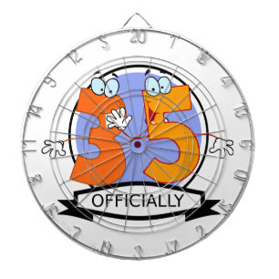 Officieel 35 Verjaardag Logo Dartbord