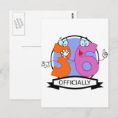 Officieel 36 zondagse banner briefkaart (Voorkant / Achterkant)