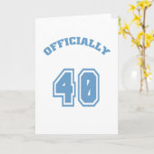 Officieel 40 kaart (Gele Bloem)