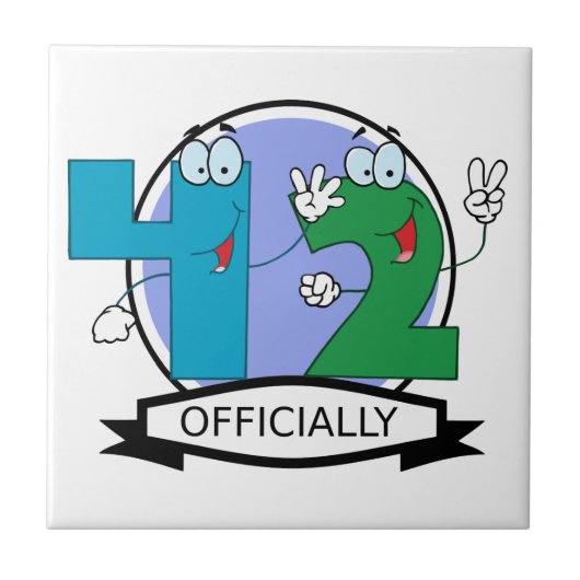 Officieel 42 zondagse banner tegeltje (Voorkant)