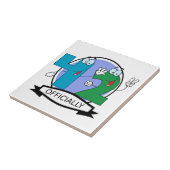 Officieel 42 zondagse banner tegeltje (Zijkant)