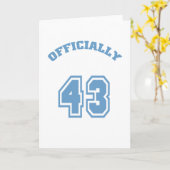 Officieel 43 kaart (Gele Bloem)