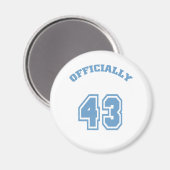 Officieel 43 magneet (Voorkant / Achterkant)