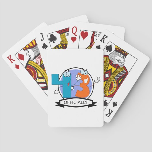 Officieel 43 zondagse banner speelkaarten (Achterkant)