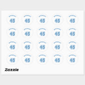 Officieel 45 ronde sticker (Vel)