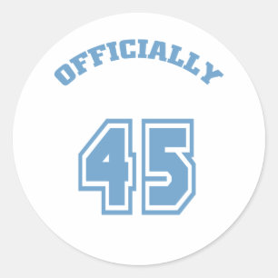 Officieel 45 ronde sticker