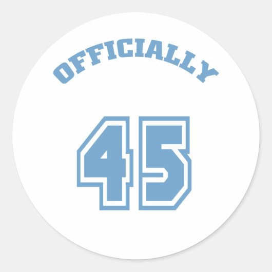 Officieel 45 ronde sticker (Voorkant)