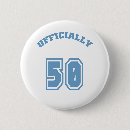 Officieel 50 ronde button 5,7 cm (Voorkant)
