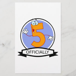 Officieel 5 zondagse banner briefpapier