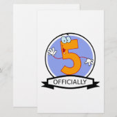 Officieel 5 zondagse banner briefpapier (Voorkant / Achterkant)
