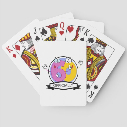 Officieel 60 zondagse banner speelkaarten (Achterkant)