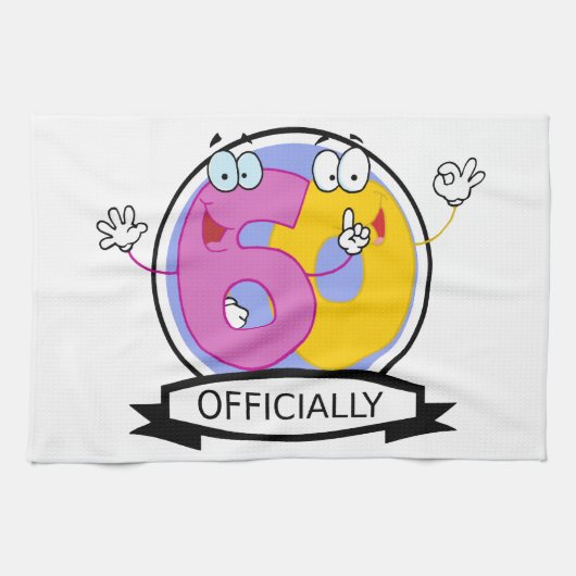 Officieel 60 zondagse banner theedoek (Horizontaal)