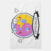 Officieel 60 zondagse banner theedoek (Verticaal)