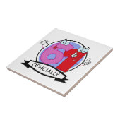 Officieel 61 zondagse banner tegeltje (Zijkant)