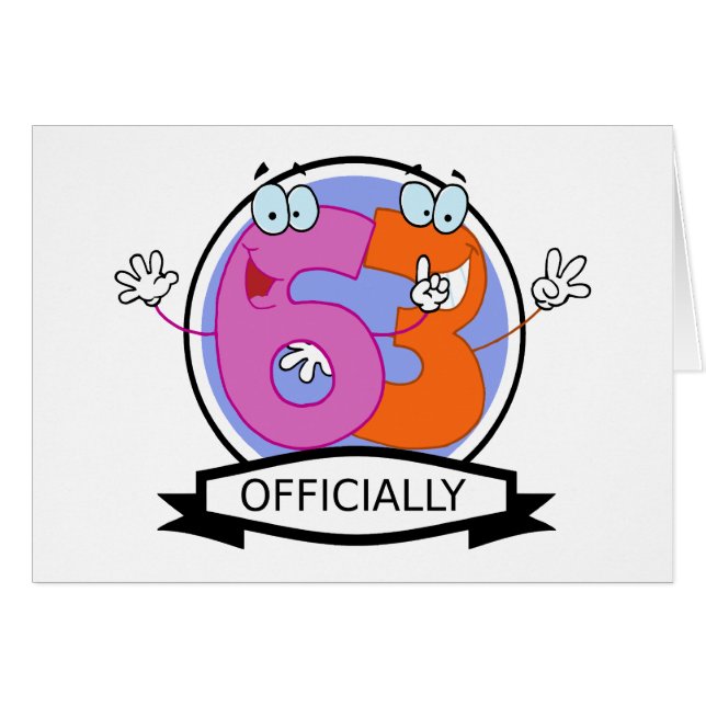 Officieel 63 jaarbanner (Voorkant Horizontaal)