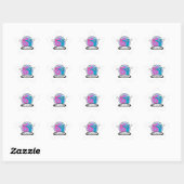 Officieel 64 zondagse banner ster sticker (Vel)