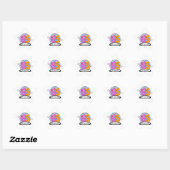 Officieel 65 zondagse banner ster sticker (Vel)