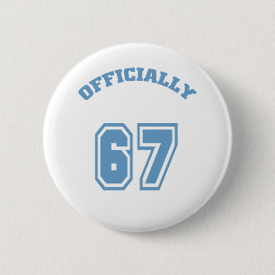 Officieel 67 ronde button 5,7 cm