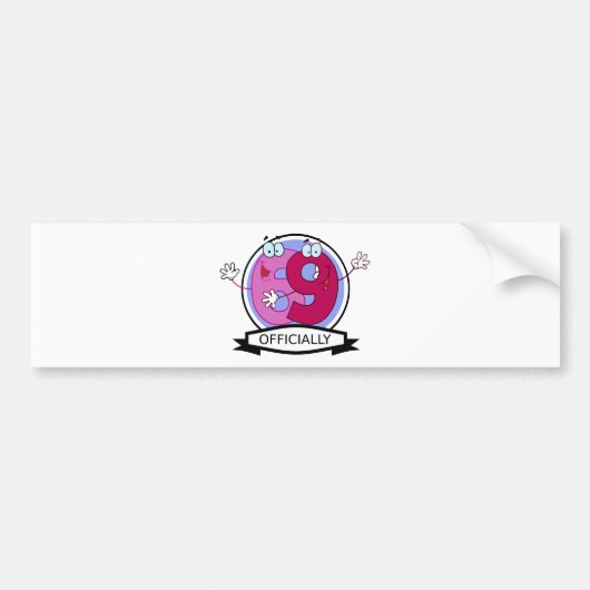 Officieel 69 zondagse banner bumpersticker (Voorkant)