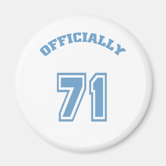Officieel 71 magneet (Voorkant)