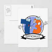 Officieel 73 jaarbanner briefkaart (Voorkant / Achterkant)
