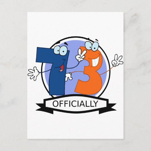 Officieel 73 jaarbanner briefkaart (Voorkant)
