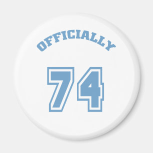 Officieel 74 magneet