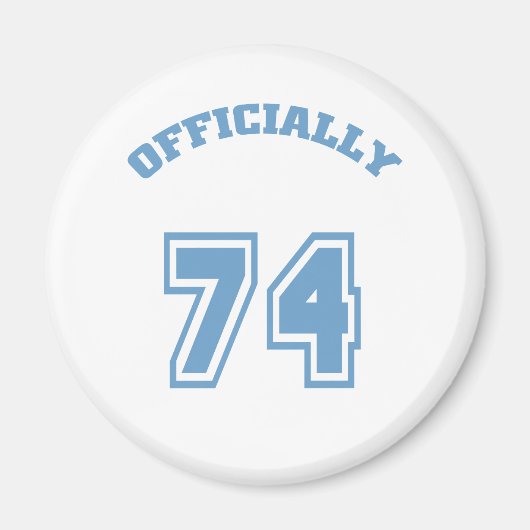 Officieel 74 magneet (Voorkant)