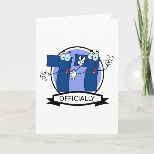 Officieel 77 zondagse banner kaart (Voorkant)