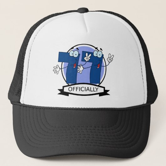 Officieel 77 zondagse banner trucker pet (Voorkant)