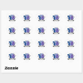 Officieel 78 zondagse banner hart sticker (Vel)