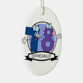 Officieel 78 zondagse banner keramisch ornament (Rechts)