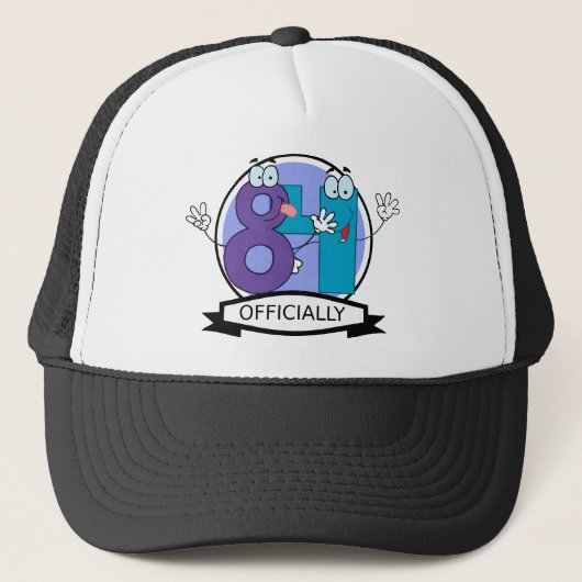 Officieel 84-jaarbanner trucker pet (Voorkant)