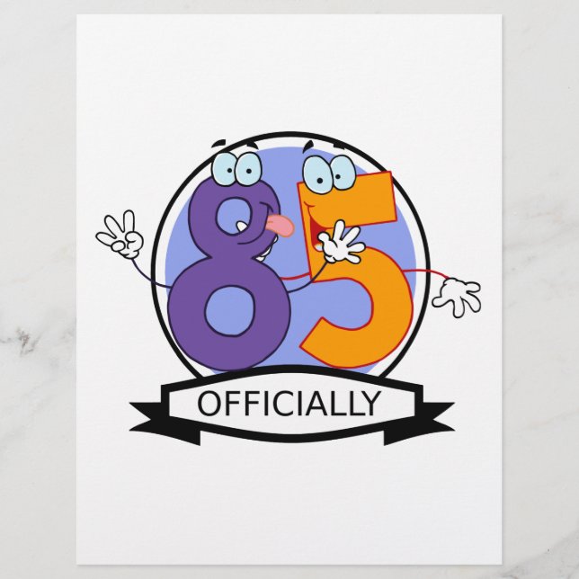 Officieel 85-jarige banner (Voorkant)