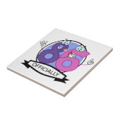 Officieel 86 zondagstanner tegeltje (Zijkant)