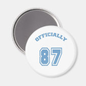Officieel 87 magneet (Voorkant / Achterkant)