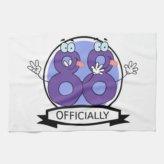 Officieel 88 zondagse banner theedoek (Horizontaal)