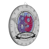Officieel 89 zondagse banner dartbord (Voorkant Links)