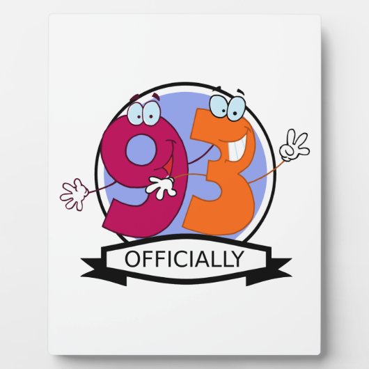 Officieel 93 zondagse banner fotoplaat (Voorkant)