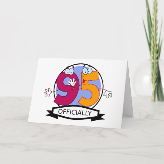 Officieel 95 zondagse banner kaart (Voorkant)