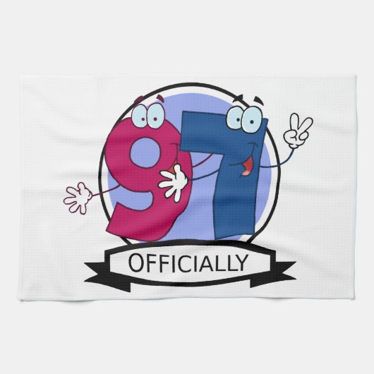 Officieel 97 zondagse banner theedoek (Horizontaal)