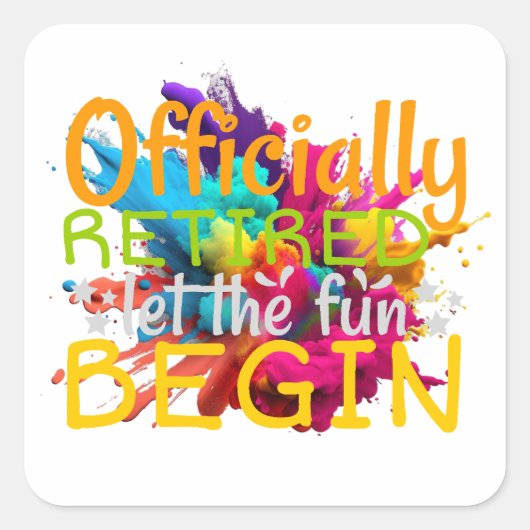 Officieel aangepaste sticker (Voorkant)