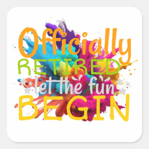 Officieel aangepaste sticker